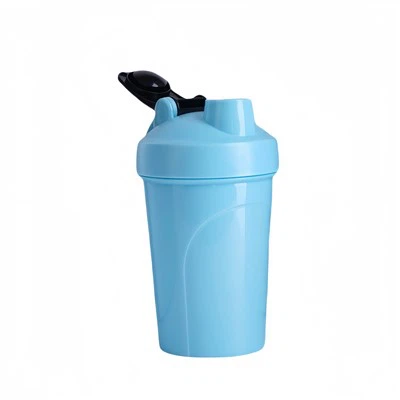 Tasse de shaker de protéines de sport de fitness en plastique